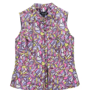 Chaleco Beritsi Mariposa Abstracta Morado