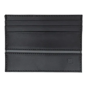 Tarjetero Kukxaan Negro Ribete Gris Colibrí