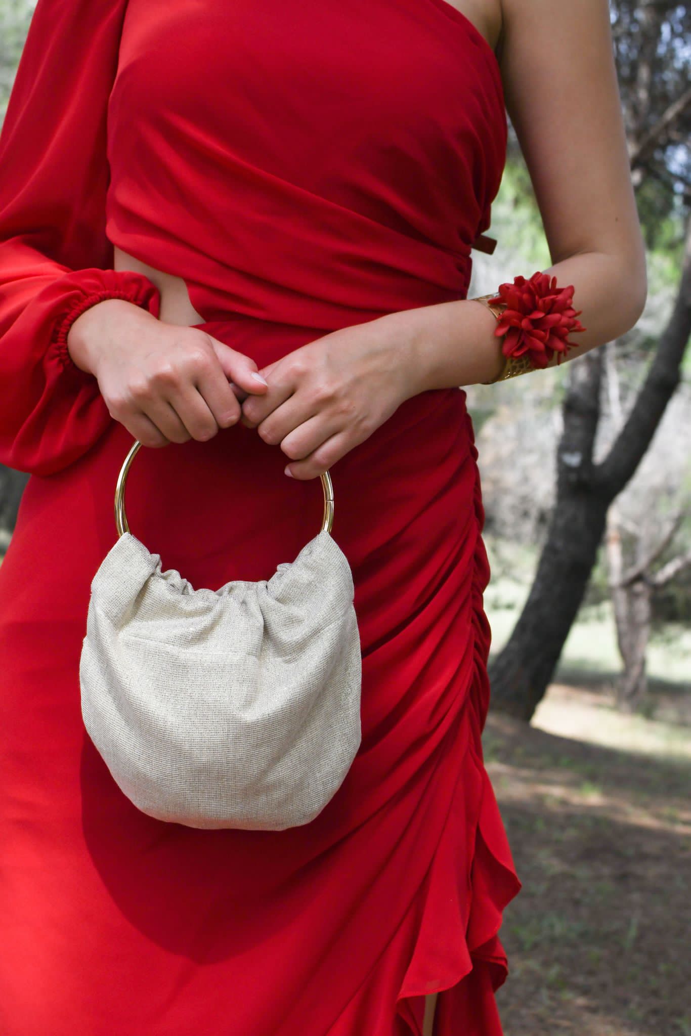 Bolso Bambú Asa Dorada - Imagen 5