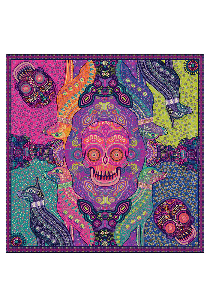 Mascada Día de Muertos Mictlán 54 cm - Imagen 4