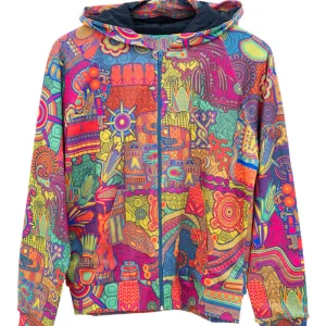 Sudadera Xóchitl Mujer Diosas Mexicas Amarillo