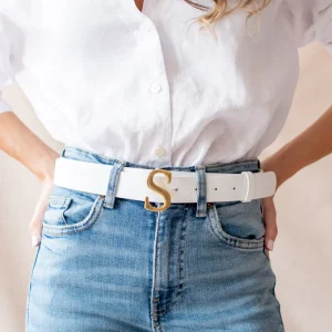 Cinturón Personalizado Blanco