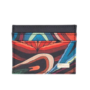 Tarjetero Kuxtal Saffiano Santuario Cactáceas Original