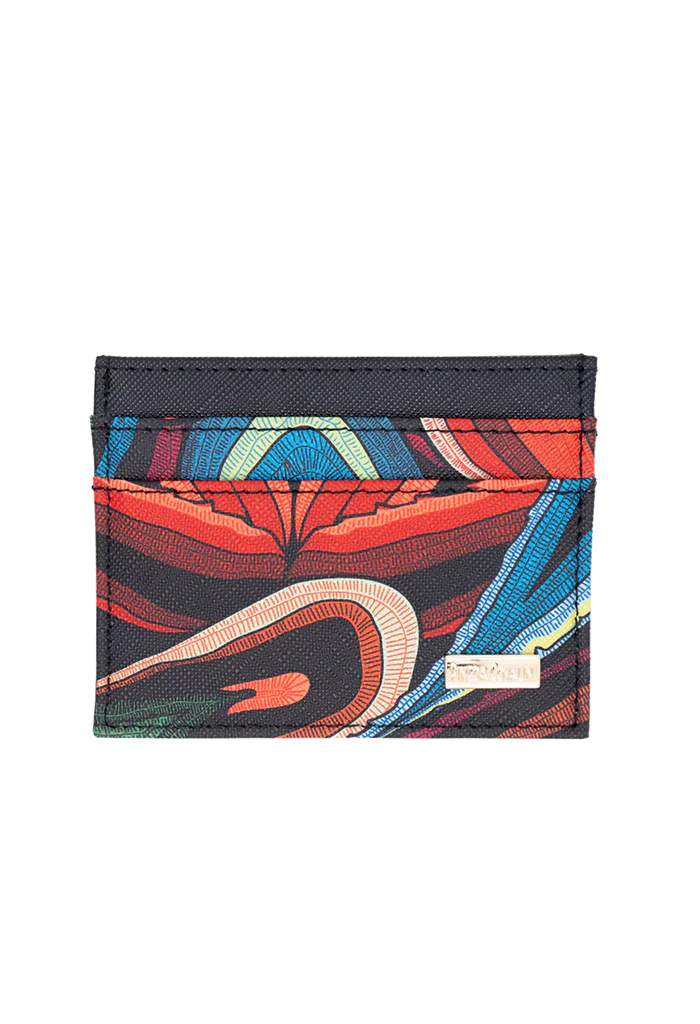 Tarjetero Kuxtal Saffiano Santuario Cact谩ceas Original