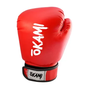 GUANTE BOX OKAMI PROF ROJO BLANCO 12 OZ