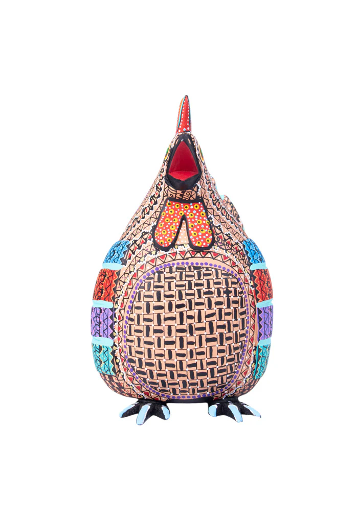 Alebrije Gallina Ocre - Imagen 3