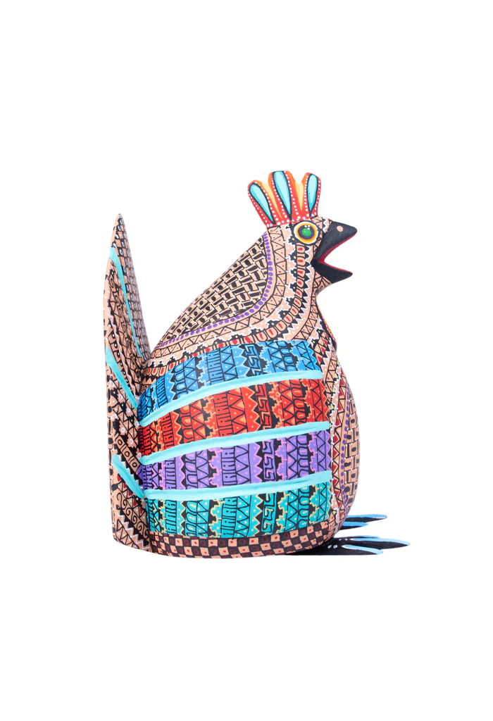 Alebrije Gallina Ocre - Imagen 4