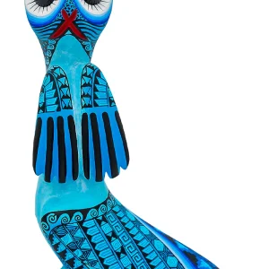 Alebrije Nutria Mediana Grecas Cobalto