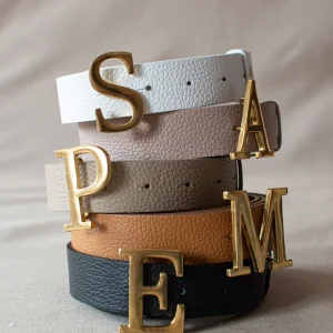 Cinturón Personalizado Taupe