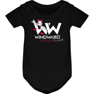 Body Baby Niña Manga Corta Negro