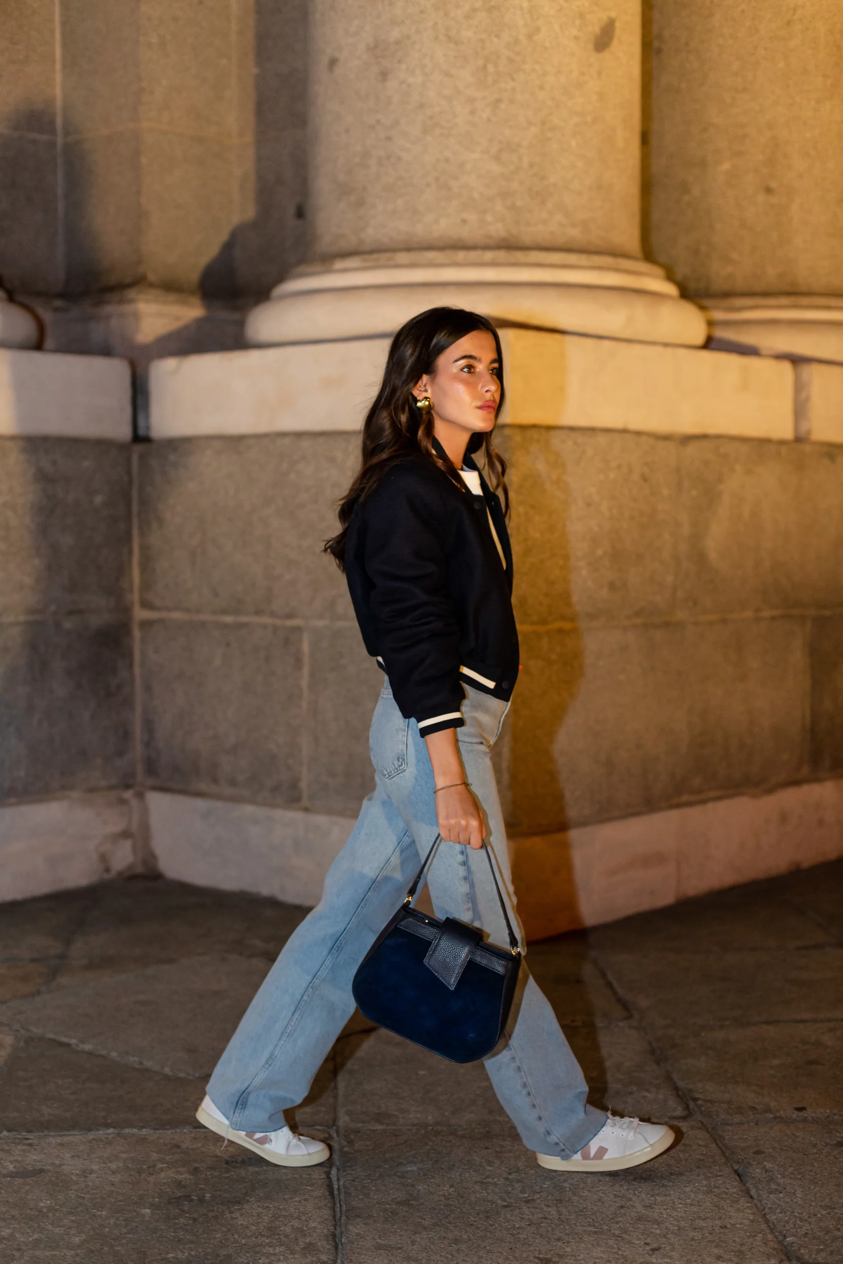 Bolso Piel Saddle Negro - Imagen 4