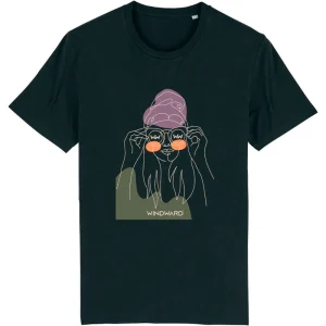 Camiseta Orgánica Unisex ABSTRACT SUNGLASSES Negra