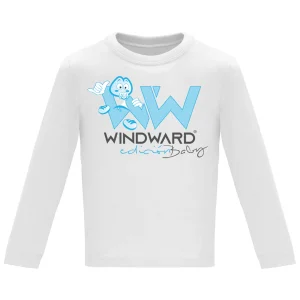 Camiseta Bebé Niño BABY Manga Larga Blanca