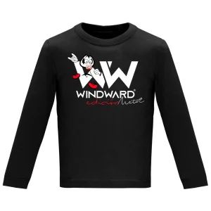 Camiseta Bebé Niño BABY Manga Larga Negra