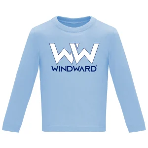 Camiseta Bebé BABY Manga Larga Celeste