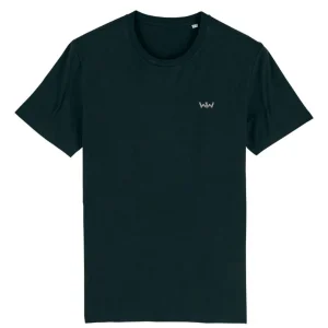 Camiseta Orgánica Unisex EMBRO Logo Bordado Negra