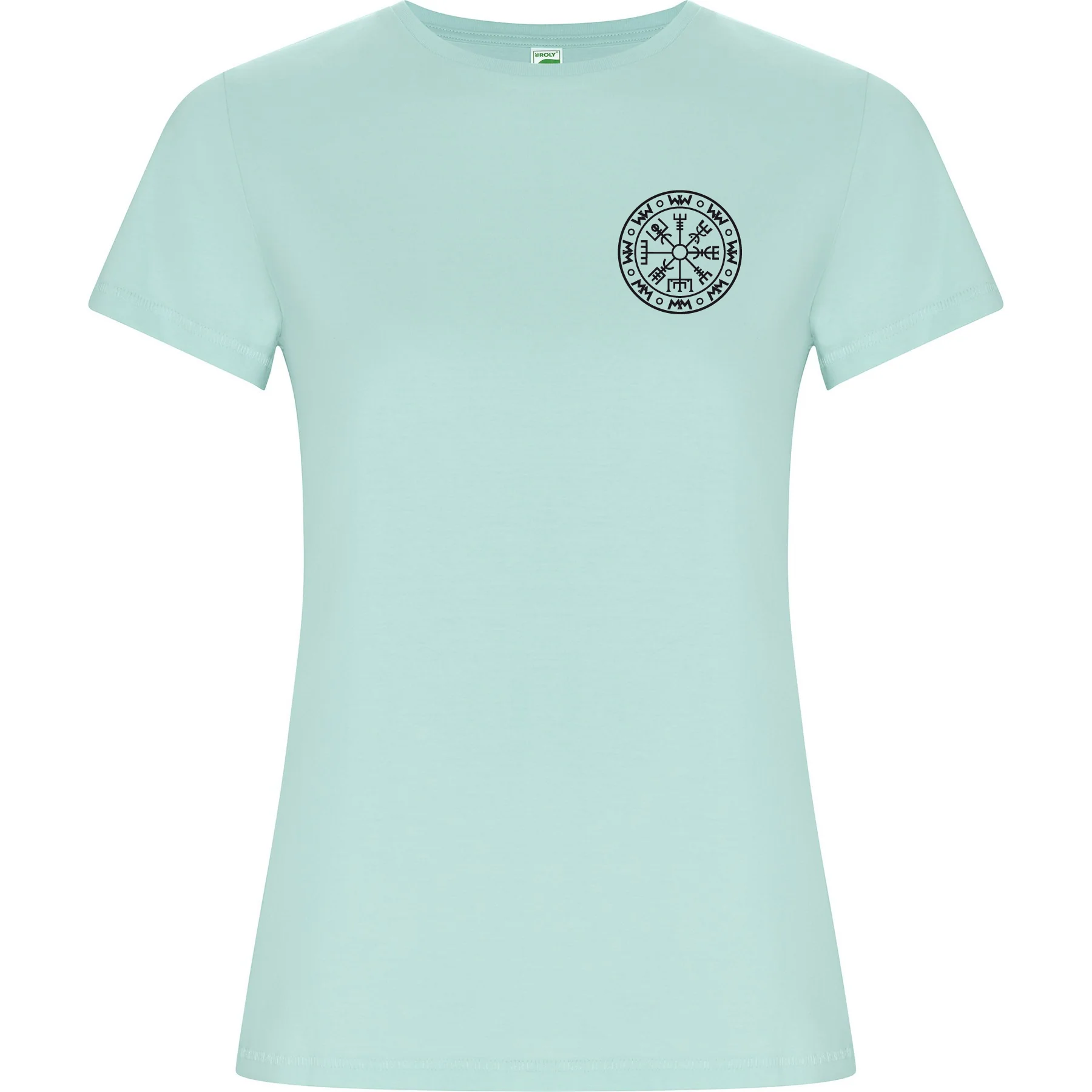 Camiseta Orgánica mujer WIKING Verde Menta - Imagen 3