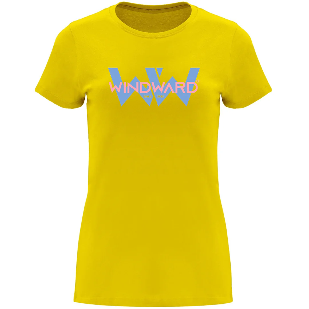 Camiseta mujer WW25 Amarilla
