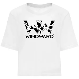 Camiseta Crop mujer COW Blanca