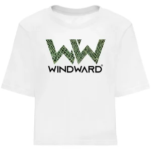 Camiseta Crop mujer SNAKE Blanca