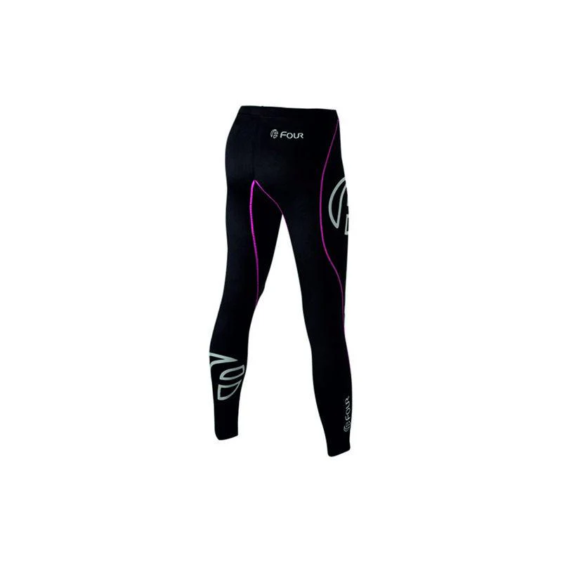 Pantal贸n Compresi贸n Mujer Four Negro / Fucsia - Imagen 7