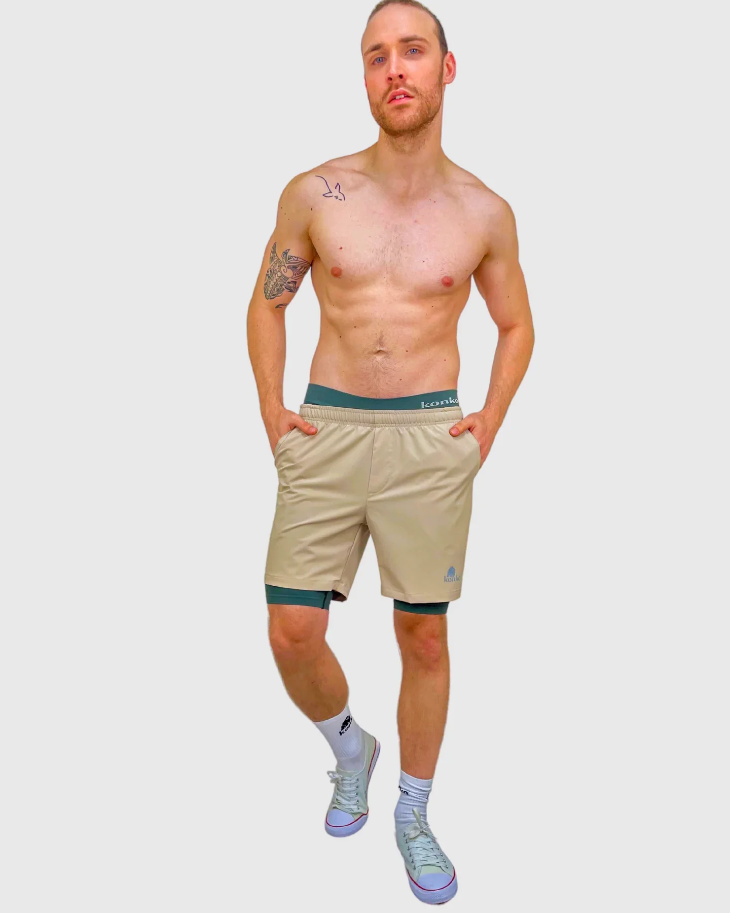 Eco Calza Konko Corta Compresion Verde - Imagen 6