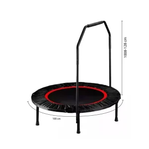 Trampolín Fitness Con Barra Pasamanos U