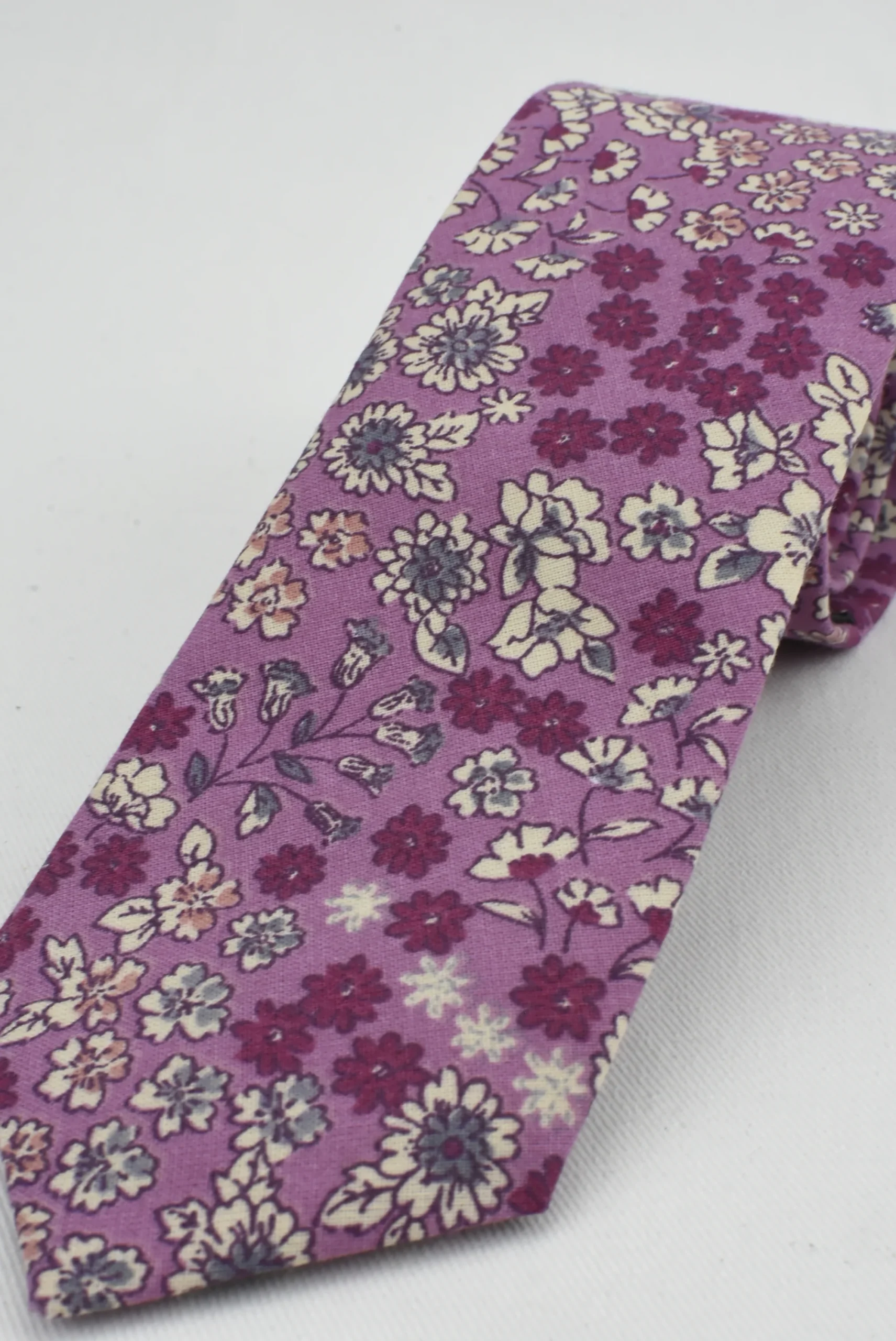 Corbata Rosa Flores - Imagen 3