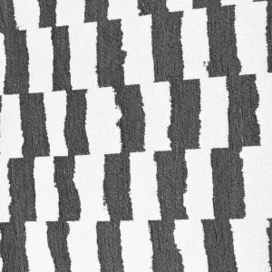 Tejido Jacquard con Boucle Estampado Gris Oscuro