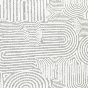 Tejido Jacquard con Boucle Retro Gris