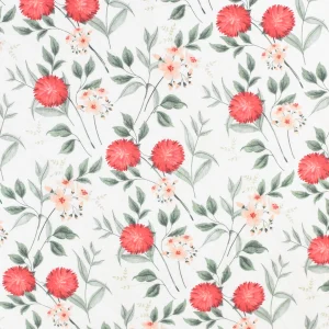 Tejido Popelín Flores Nº38