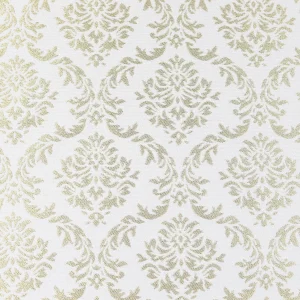 Tejido Gobelino Dibujo Floral Dorado Nº2