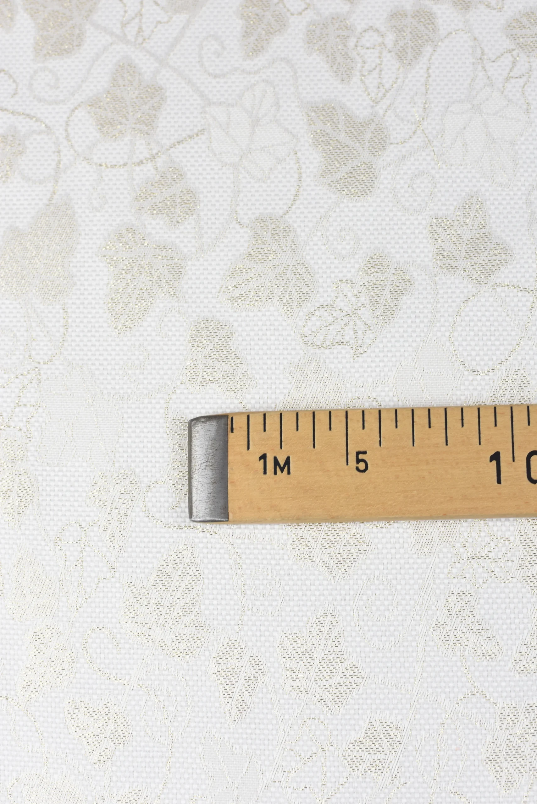 Tejido Gobelino Dibujo Floral Dorado Nº3 - Imagen 4