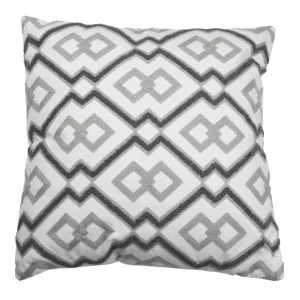 Cojín Artesanal Composición Gris