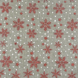 Tejido Saco Arpillera Navidad