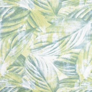 Tejido Loneta Hojas Acuarela