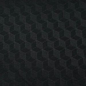 Tejido Jacquard Cubo Negro