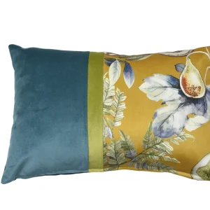 Cojín Terciopelo Frutas Bicolor