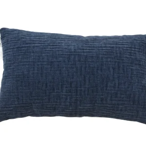Cojín Chenilla Azul Marino