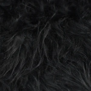 Tejido Pelo Largo Negro