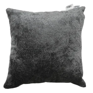 Cojín Chenilla Gris Noche