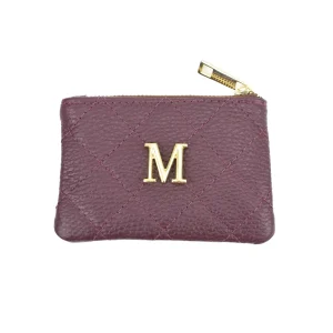 Monedero Piel Burdeos