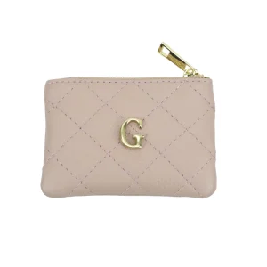 Monedero Piel Rosa Palo