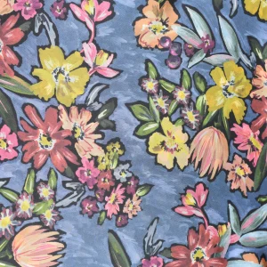 Tejido Fiesta Jacquard Flor