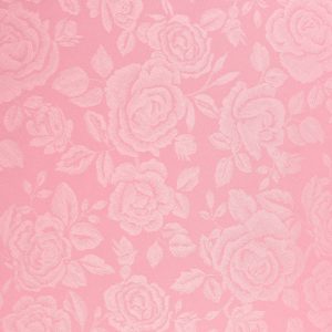 Tejido Fiesta Jacquard Flor Satinada Rosa