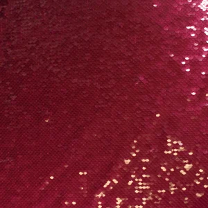 Tejido Fiesta Lentejuela Granate