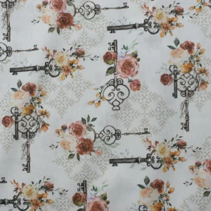 Tejido Popelín Flores Nº27