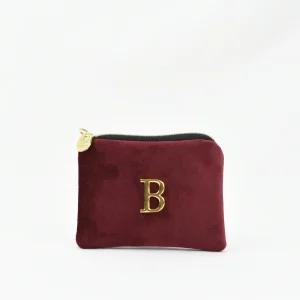 TARJETERO-MINI MONEDERO PERSONALIZADO BURDEOS