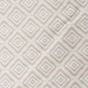 Tejido Jacquard Étnico Rosa