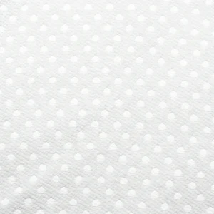 Tejido Jacquard Acolchado Gris Lunares Reversible